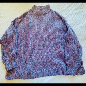 OVERSIZED MOCK TURTLE NECK SWEATER